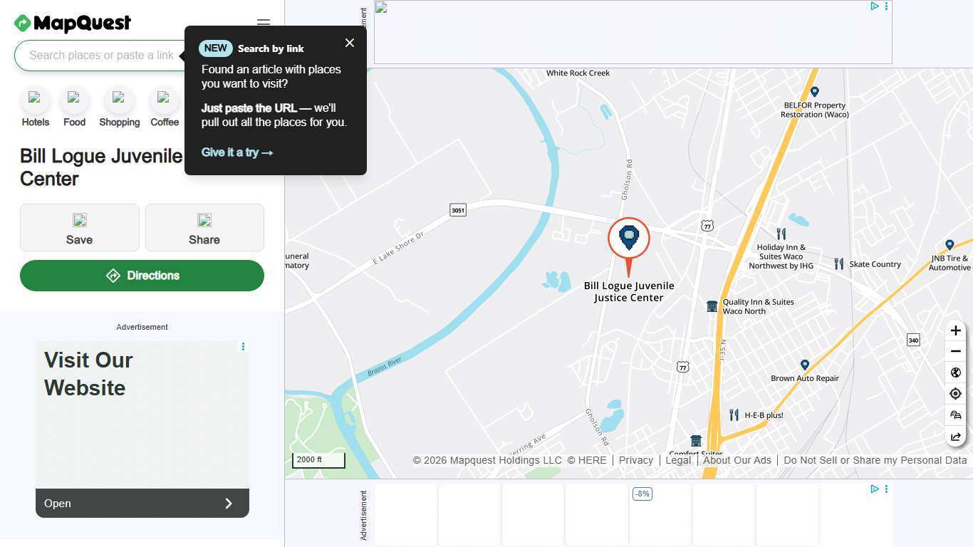 Bill Logue Juvenile Justice Center, Waco, TX 76705, US - MapQuest